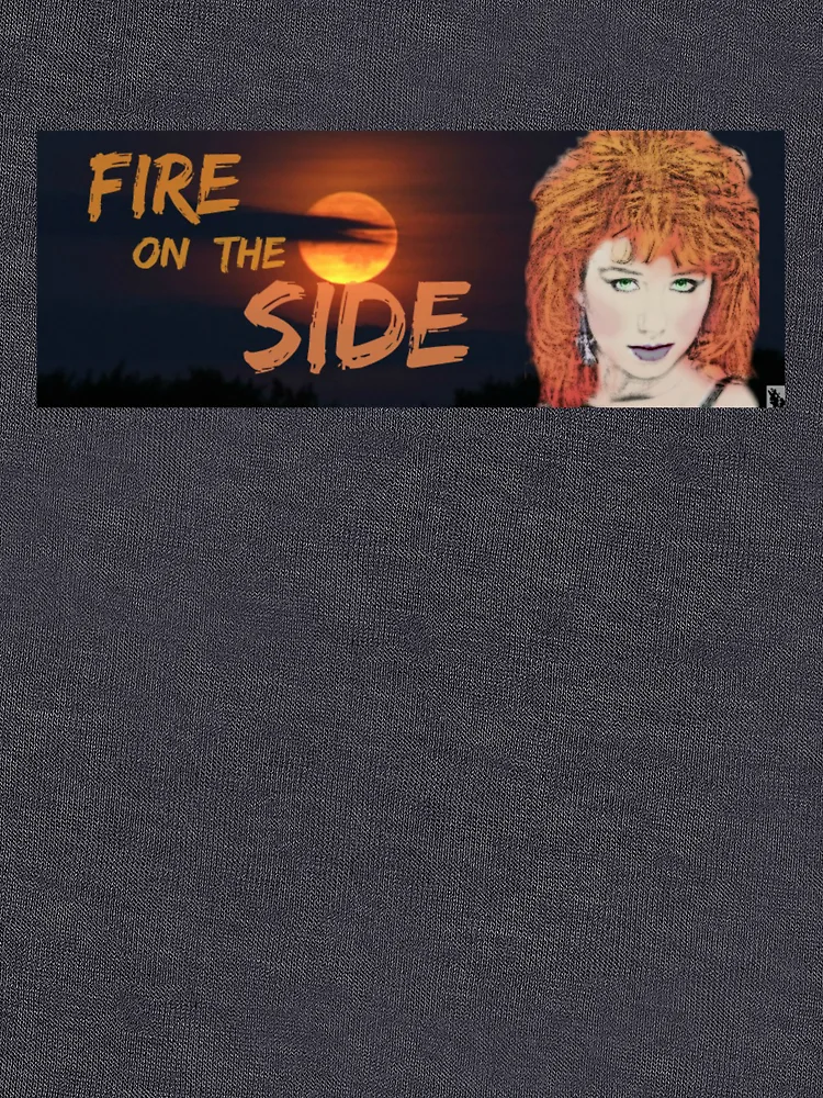 Thumbnail 6 of 6, Lightweight Sweatshirt, Fire On The Side  designed and sold by RabbitWithFangs.