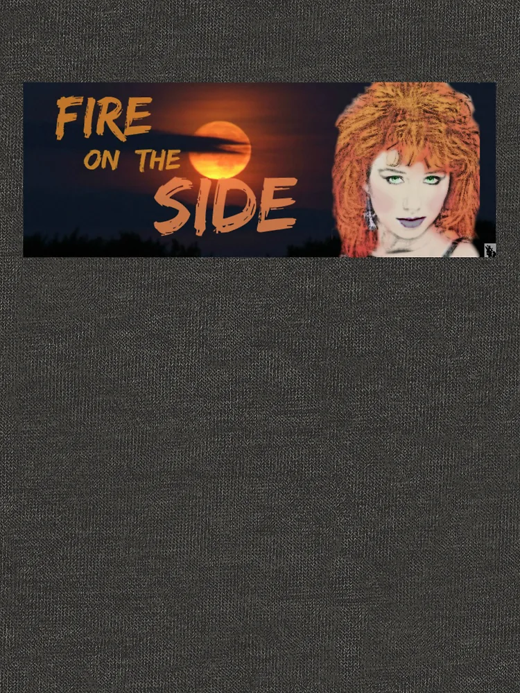 Thumbnail 6 of 6, Zipped Hoodie, Fire On The Side designed and sold by RabbitWithFangs.