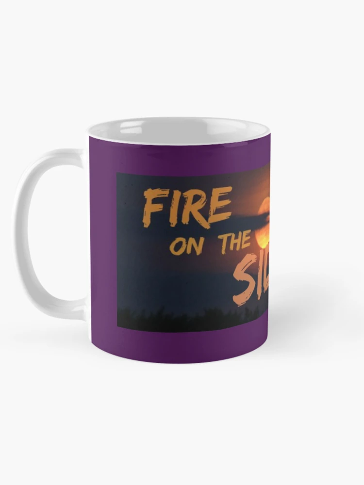 Thumbnail 5 of 6, Coffee Mug, Fire On The Side designed and sold by RabbitWithFangs.