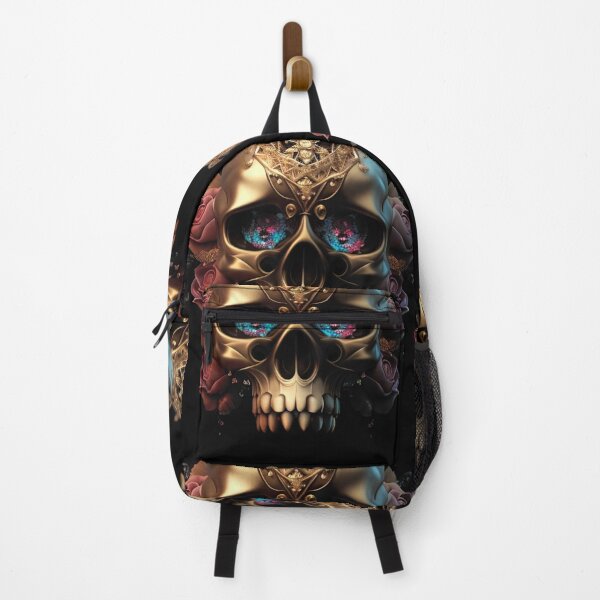 Item preview, Golden and botanic skull #007 designed and sold by Anas Xenophon.