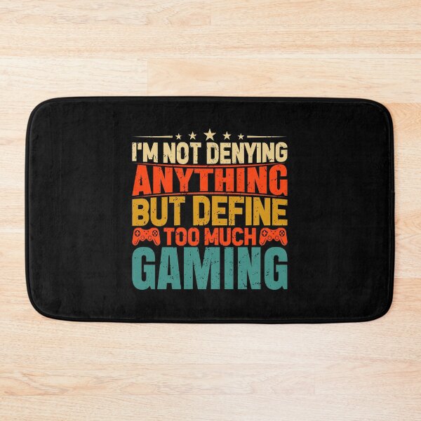 Item preview, I'm Not Denying Anything But Define Too Much Gaming Retro Colors designed and sold by SamuraiGaming.