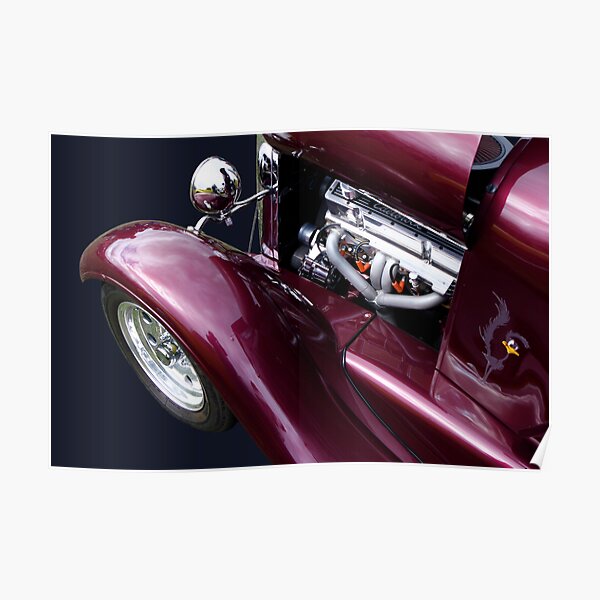vintage rod Poster