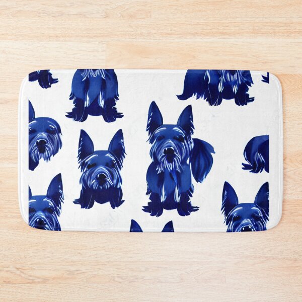 Item preview, Delft blue Scottish Terrier pattern, Scottie dog pattern, Blue and white pattern, Scottie dog design, Scottie art,  designed and sold by Artsareus.