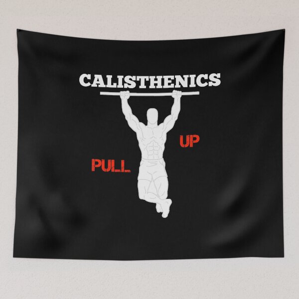 Item preview, Calisthenics pull up Design shirt (red) designed and sold by Stefanoprince84.