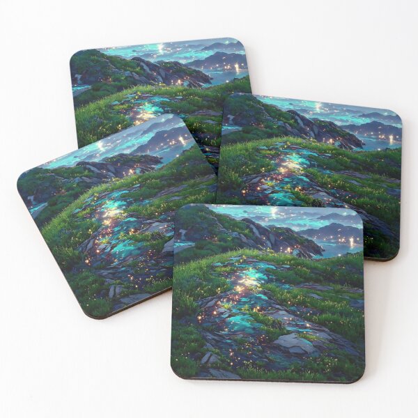 Item preview, Beautiful Landscape Posters Manga Drawing Countryside Star designed and sold by rkassee10.