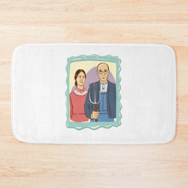 Item preview, American Gothic Painting in Pastel Color designed and sold by HowreSketch.