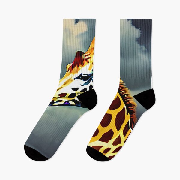 Item preview, Giraffe Standing on a Cloudy Day Gift designed and sold by TMelonShop.