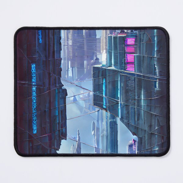 Item preview, The Endless Buildings Of Cyberpunk City - Seamless Pattern designed and sold by Chubuter.