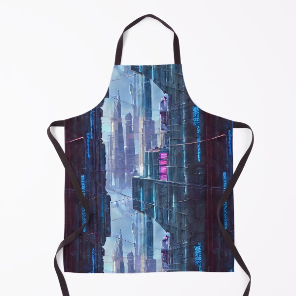 Item preview, The Endless Buildings Of Cyberpunk City - Seamless Pattern designed and sold by Chubuter.