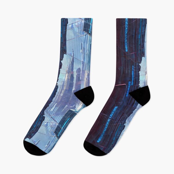 Item preview, The Endless Buildings Of Cyberpunk City - Seamless Pattern designed and sold by Chubuter.