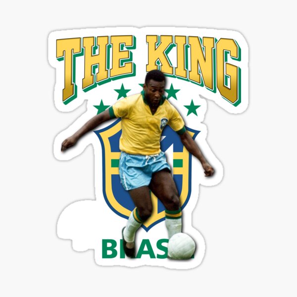 Pele 10 The King Football Player Legend Brazil Brasil Rip Signature
