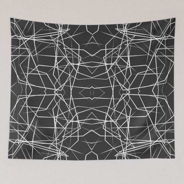 Item preview, Black and White Abstract Galaxy designed and sold by deepgoa.