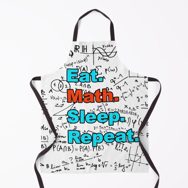 Item preview, Eat, Math, Sleep, Repeat Nerdy Geek designed and sold by Handstand365.
