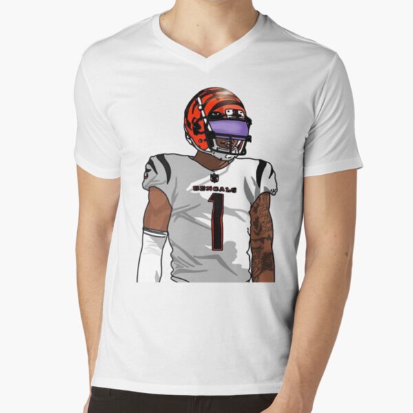 Cincinnati Bengals Christmas ELF Funny NFL V-Neck T-Shirt