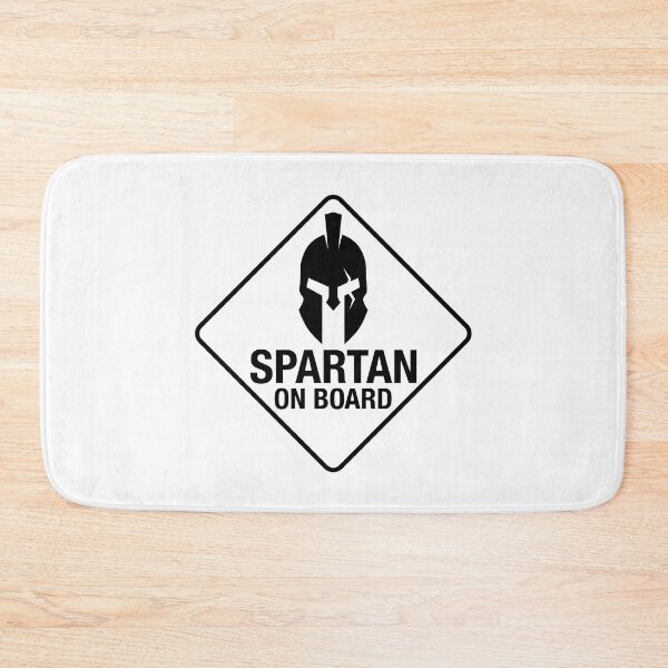 Item preview, Spartan On Board - Spartan Sign - White designed and sold by LongTunnel.