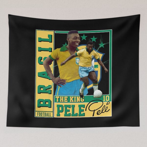 Item preview, Pele 10 The King Football Player Legend Brazil Brasil RIP Signature Retro Vintage Bootleg Rap Style designed and sold by BrentZimmerman.