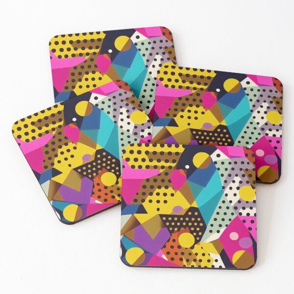 Item preview, Viva Magenta Memphis Style Patterns designed and sold by BuraxisDesigns.