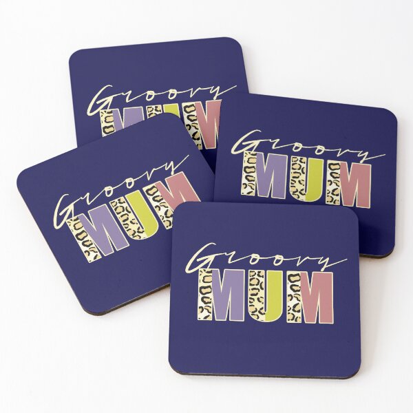 Item preview, Groovy Mum Leopard Print Text Retro Family Quote designed and sold by CRHPOD20.