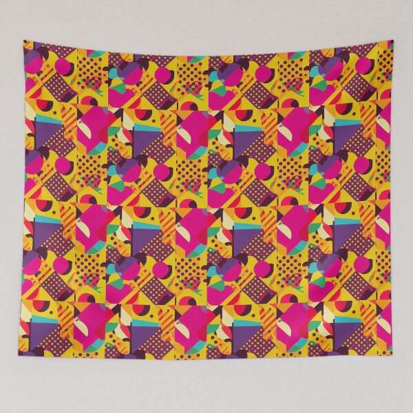Item preview, Viva Magenta Memphis Style Patterns designed and sold by BuraxisDesigns.