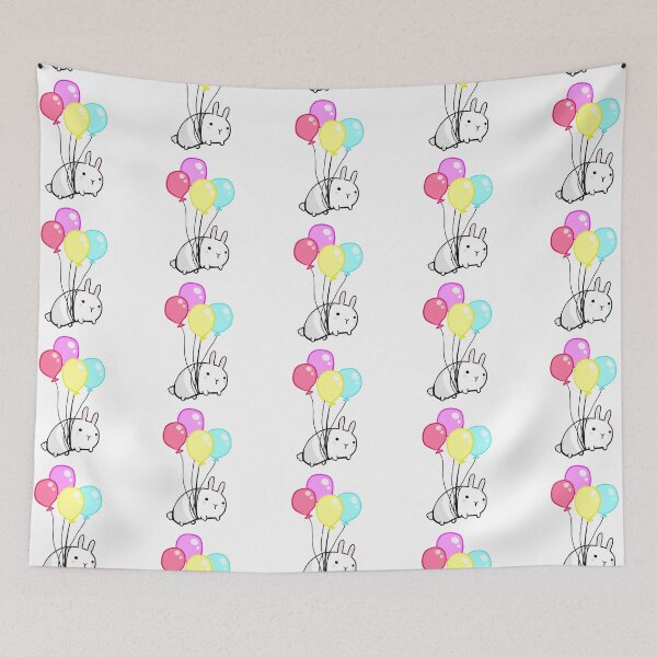 Item preview, Cute bunny and balloons  designed and sold by Mayarart.