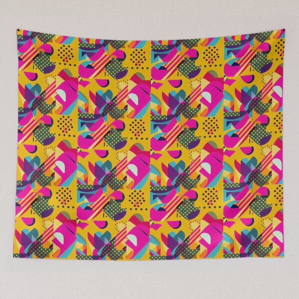 Item preview, Viva Magenta Memphis Style Patterns designed and sold by BuraxisDesigns.