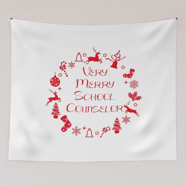 Item preview, Very Merry School Counselor designed and sold by koki4you.