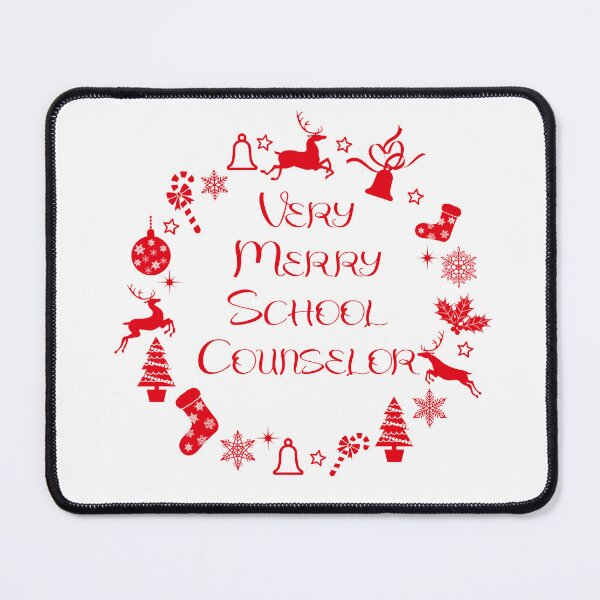 Item preview, Very Merry School Counselor designed and sold by koki4you.