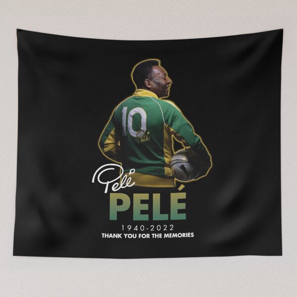 Item preview, Copy of Pele 10 The King Football Player With Cup Legend Brazil Brasil RIP Signature Retro Vintage Bootleg Rap Style designed and sold by BrentZimmerman.