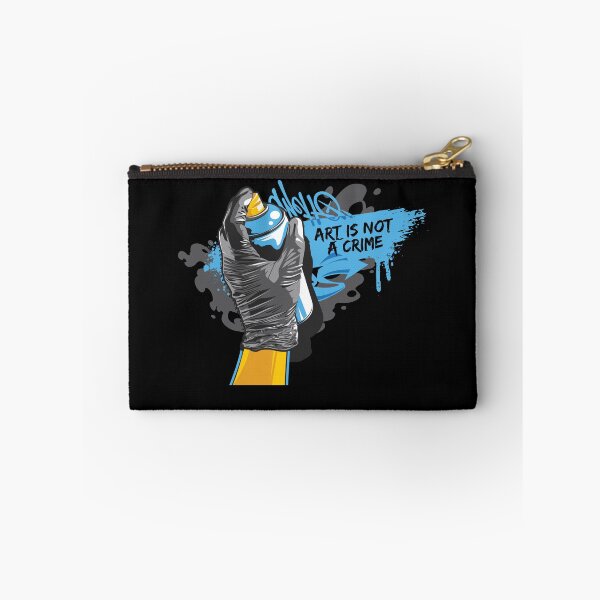 Item preview, Art Is Not Crime Street Art Spray Can designed and sold by MooonTees.