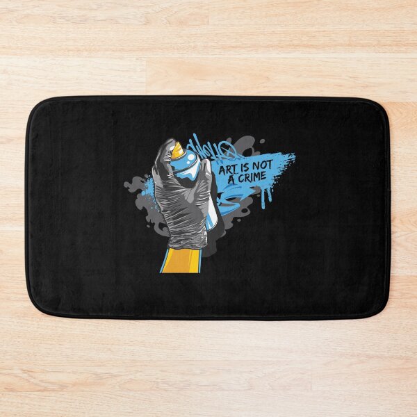 Item preview, Art Is Not Crime Street Art Spray Can designed and sold by MooonTees.