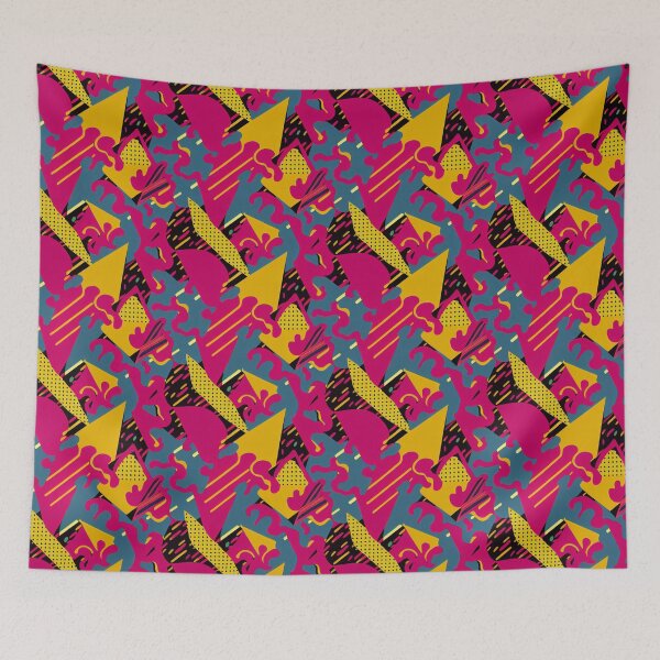 Item preview, Viva Magenta Memphis Style Patterns designed and sold by BuraxisDesigns.