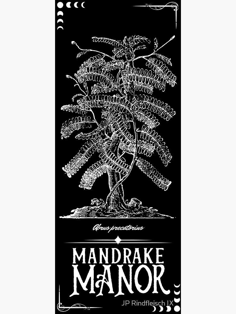 Mandrake Manor Bookmark White Abrus Precatorius Sticker For Sale By Johncheshire Redbubble 