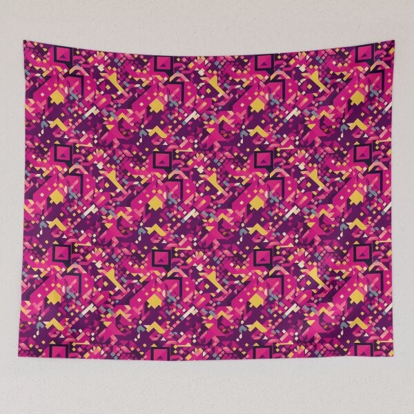 Item preview, Viva Magenta Memphis Style Patterns designed and sold by BuraxisDesigns.
