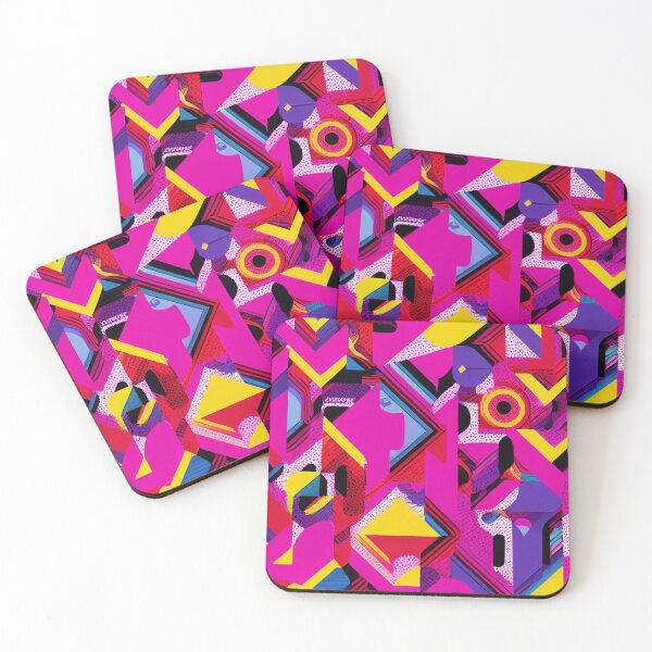Item preview, Viva Magenta Memphis Style Patterns designed and sold by BuraxisDesigns.