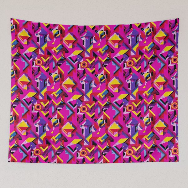 Item preview, Viva Magenta Memphis Style Patterns designed and sold by BuraxisDesigns.