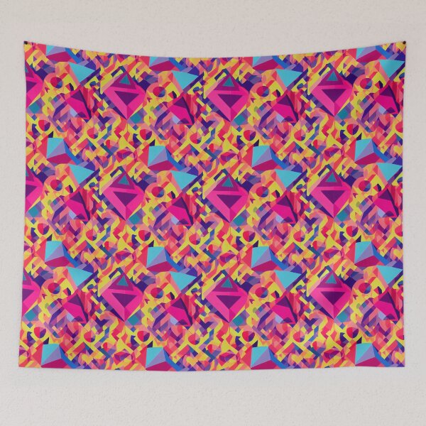 Item preview, Viva Magenta Memphis Style Patterns designed and sold by BuraxisDesigns.