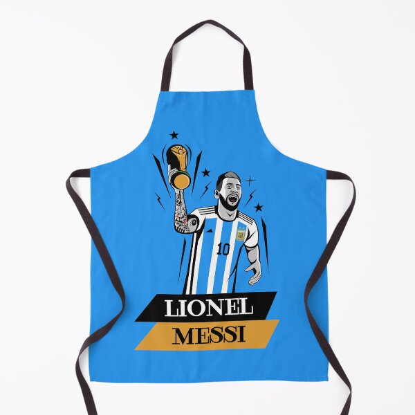 Item preview, LM #10 with Trophy - ARG 22 Football designed and sold by LanaIllust.
