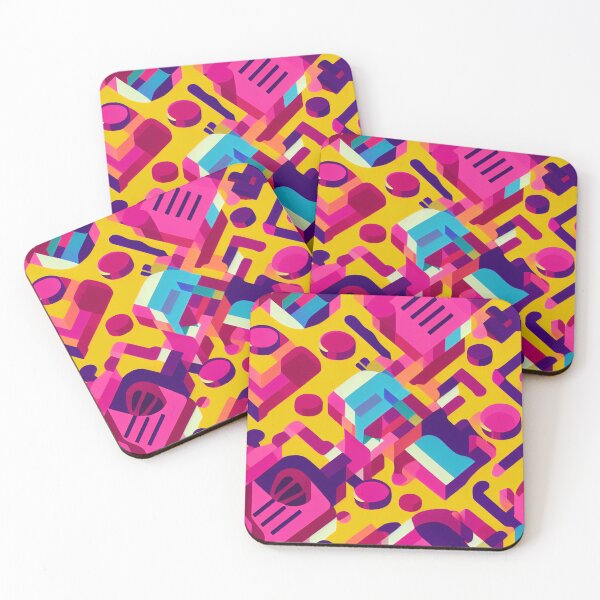 Item preview, Viva Magenta Memphis Style Patterns designed and sold by BuraxisDesigns.