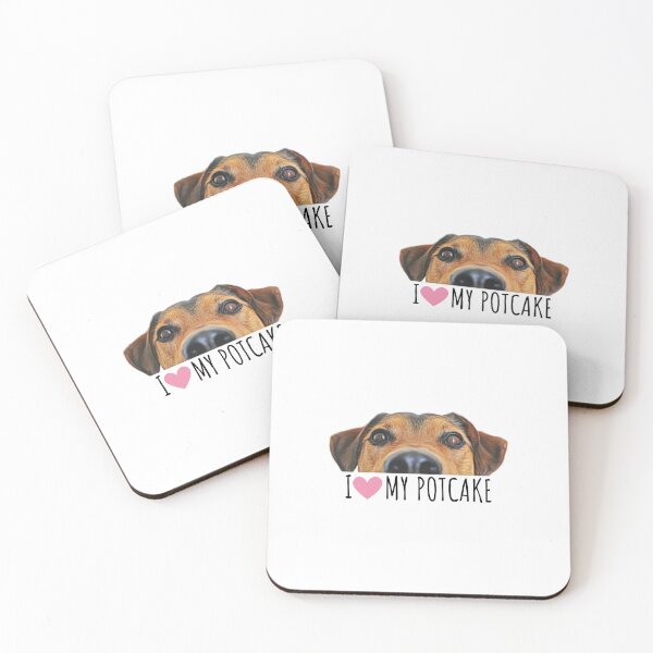Item preview,  I Love My Potcake for Dog Lover Dad Mom designed and sold by EsraaBaniOdeh.