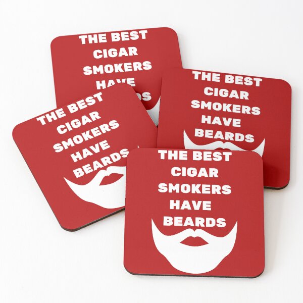 Item preview, The Best Cigar Smokers Have Beards White designed and sold by Indra Agrawal.
