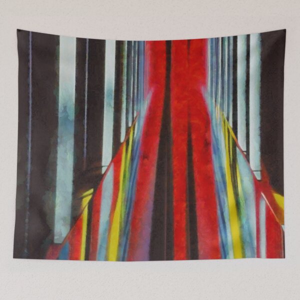 Item preview, Absract Corridor Painting designed and sold by ONE-ART.