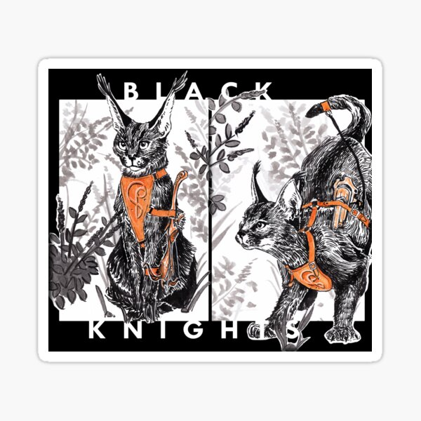 Survival Chess - Black Knights Sticker