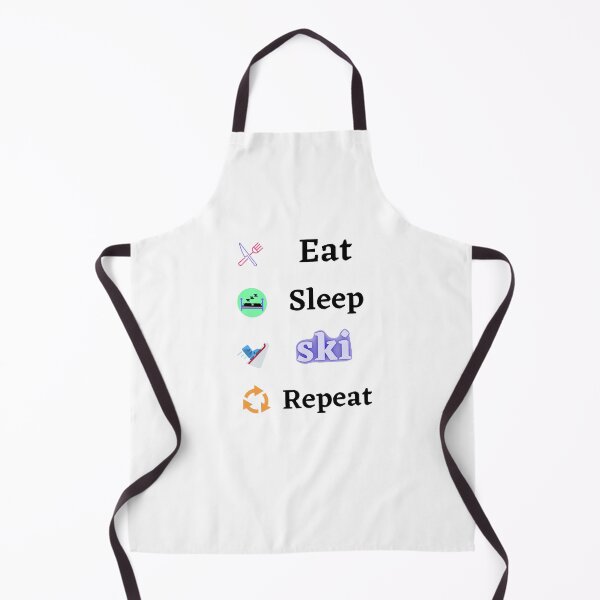 Item preview, Eat sleep ski repeat - Funny snd Cute Quotes designed and sold by Designspot2020.