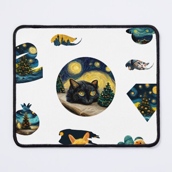 Item preview, Van Gogh Painting Starry Night Remake Winter Starter Pack designed and sold by CandyDroidMerch.