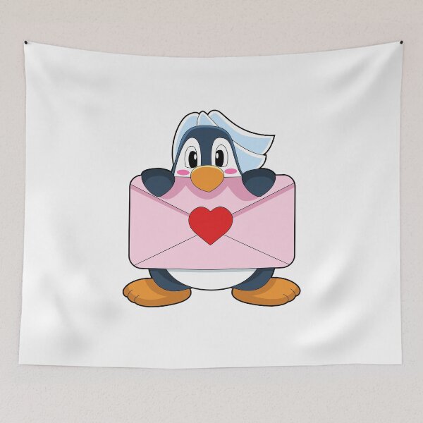 Item preview, Penguin Bride Letter Wedding designed and sold by Snabdesign84.