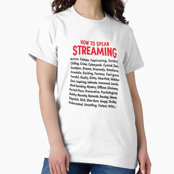 Item preview, Vocabulary of Streaming. designed and sold by UltraQuirky.