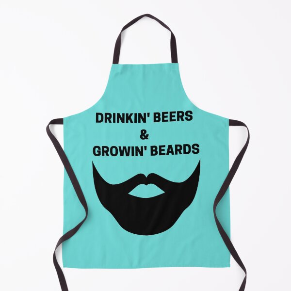 Item preview, Drinking Beers & Growing Beards Black designed and sold by Indra Agrawal.