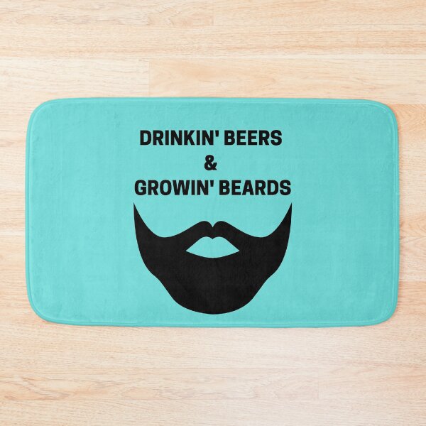 Item preview, Drinking Beers & Growing Beards Black designed and sold by Indra Agrawal.