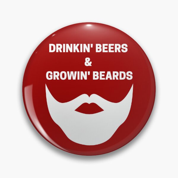 Item preview, Drinking Beers & Growing Beards White designed and sold by Indra Agrawal.