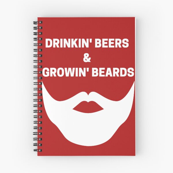 Item preview, Drinking Beers & Growing Beards White designed and sold by Indra Agrawal.